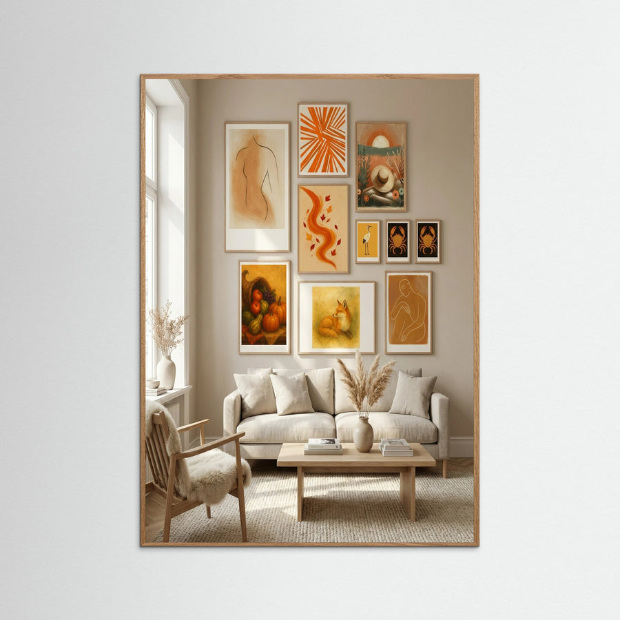 Radiant Orange Burst