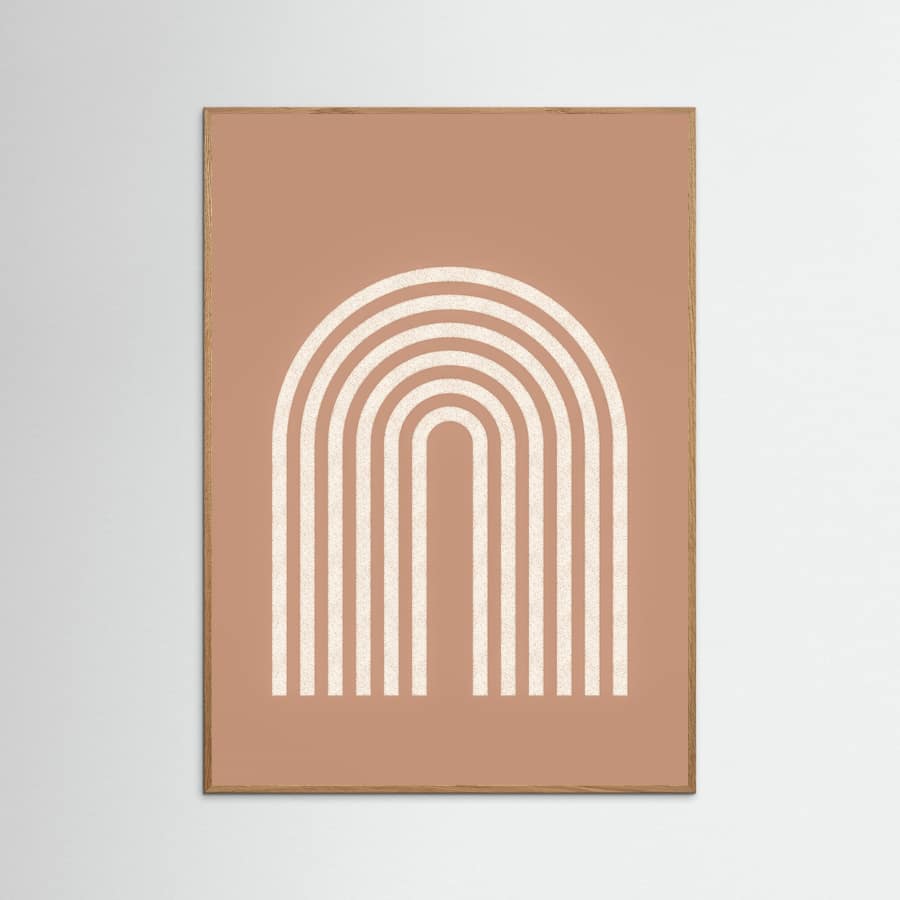 Rainbow lines Poster – plakat og kunsttryk