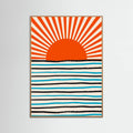 Poster Red Sun and Sea – poster e stampa artistica