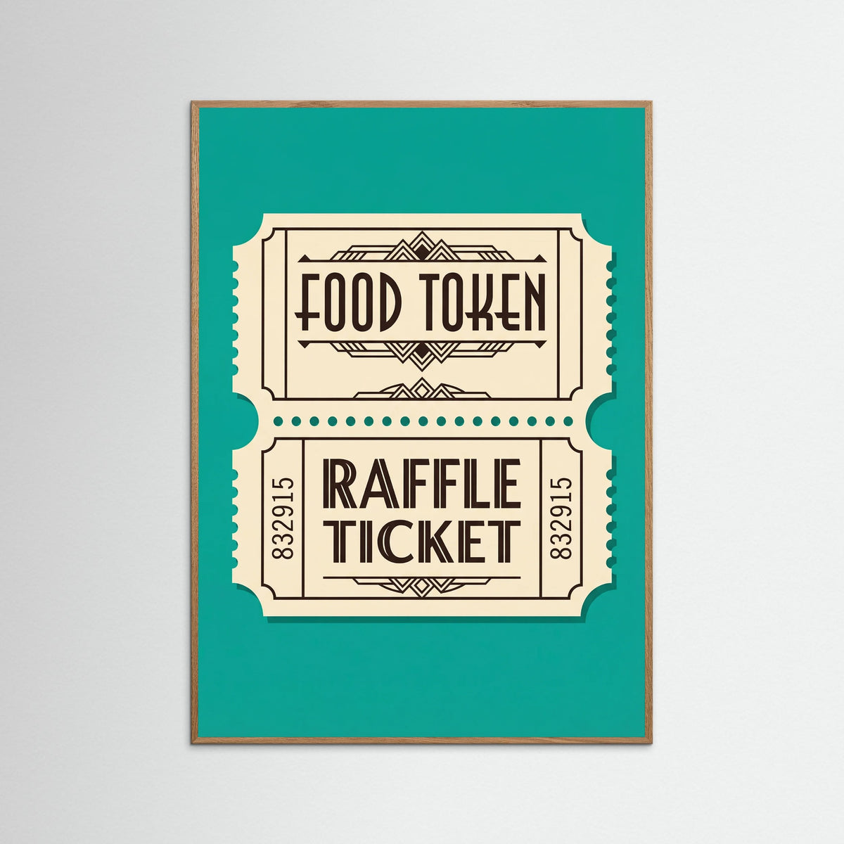 Oak Nature Retro Beverage Tokens