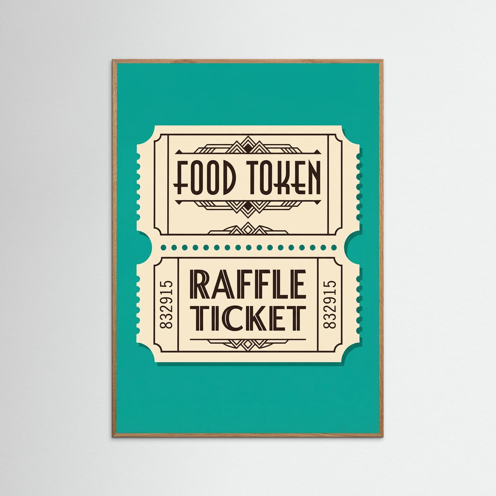 Oak Nature Retro Beverage Tokens