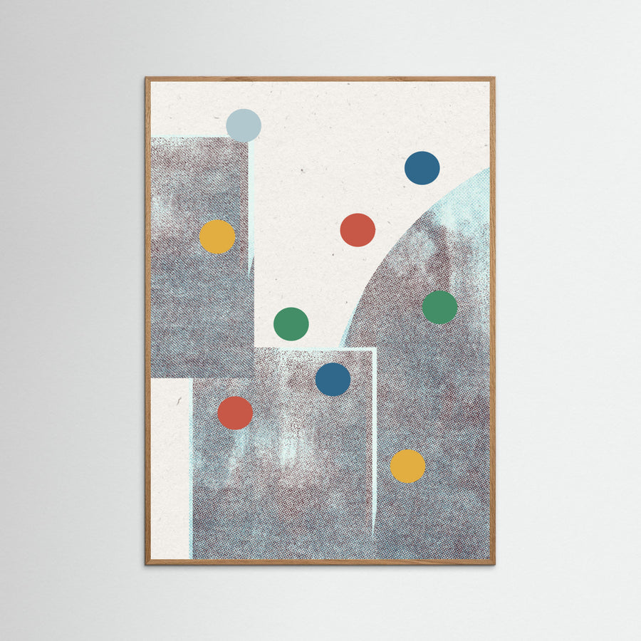 Retro Dots No.1 -juliste