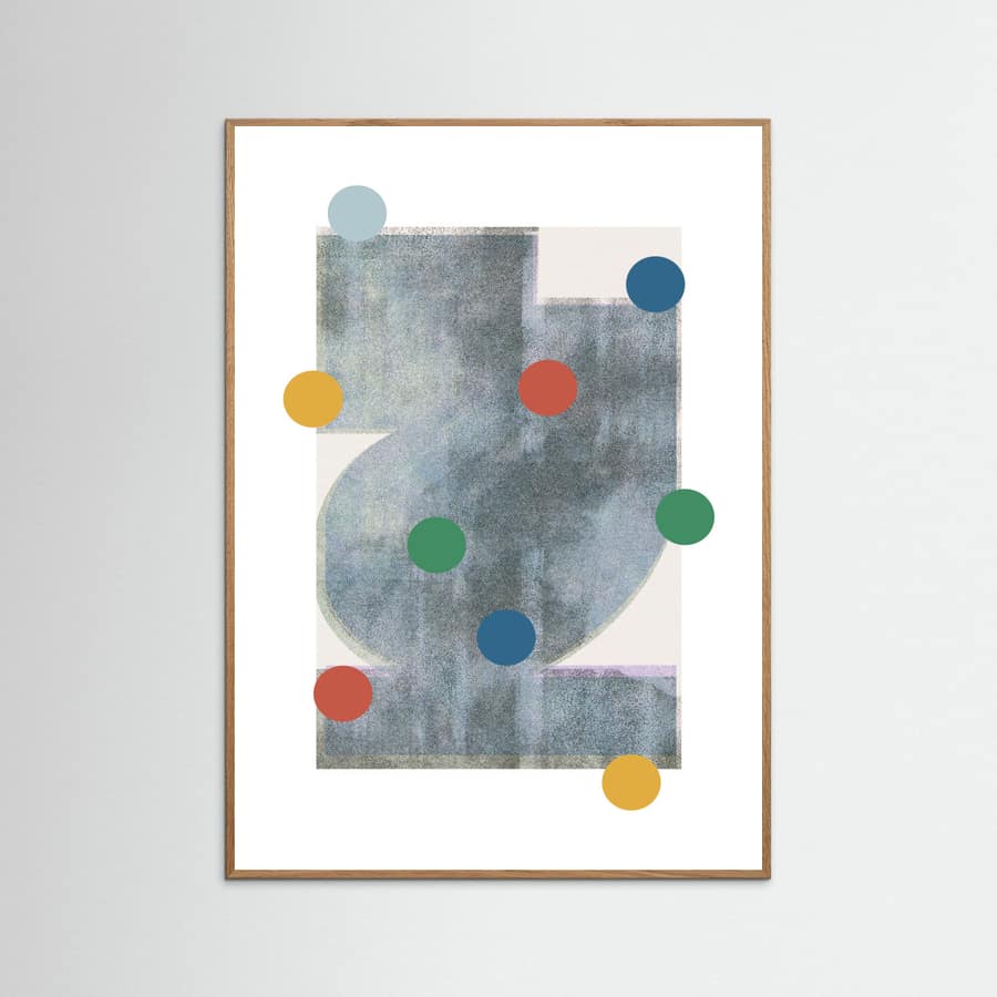 Poster Retro Dots No2. – poster e stampa artistica
