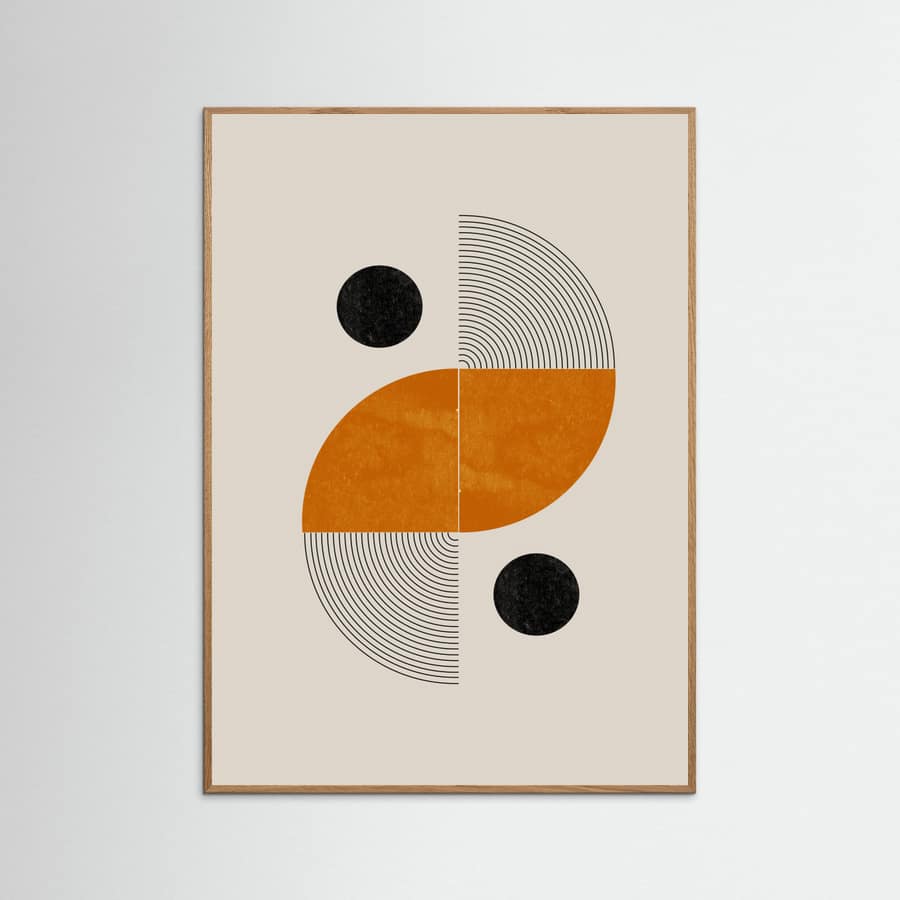 Retro Shape Poster – Poster und Kunstdruck