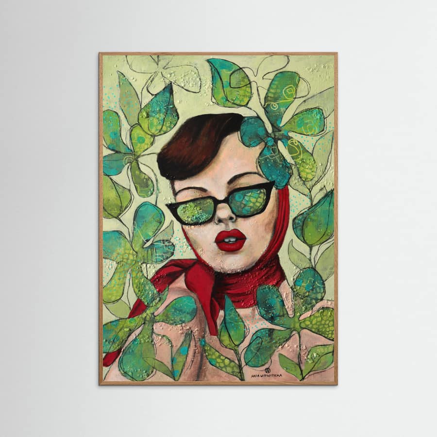 Póster Retro lady 4 – póster e impresión artística
