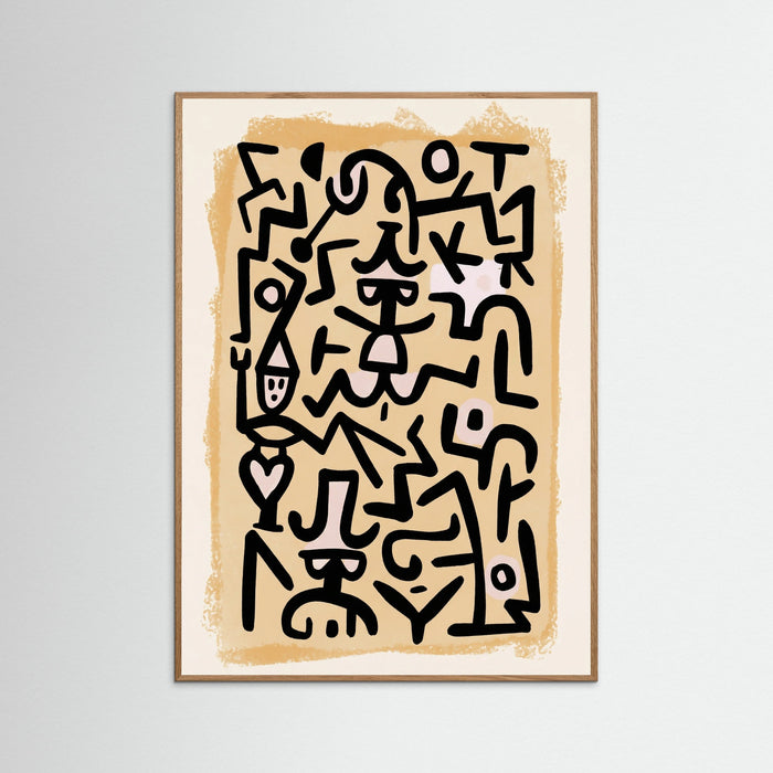 Oak Nature Rhythmic Abstract Figures