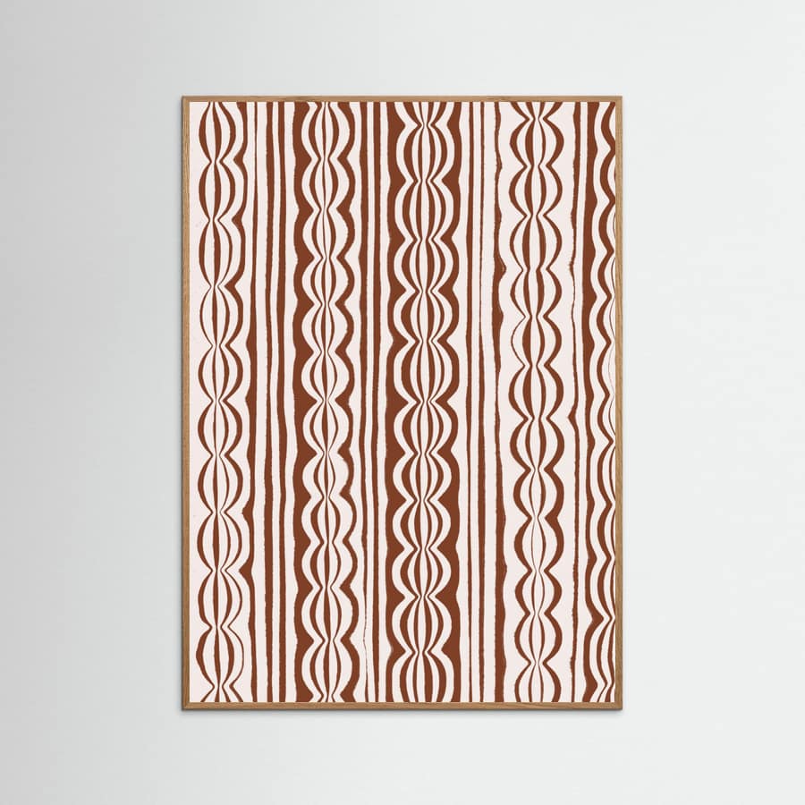 Rhythmic Waves Poster – poster and art print