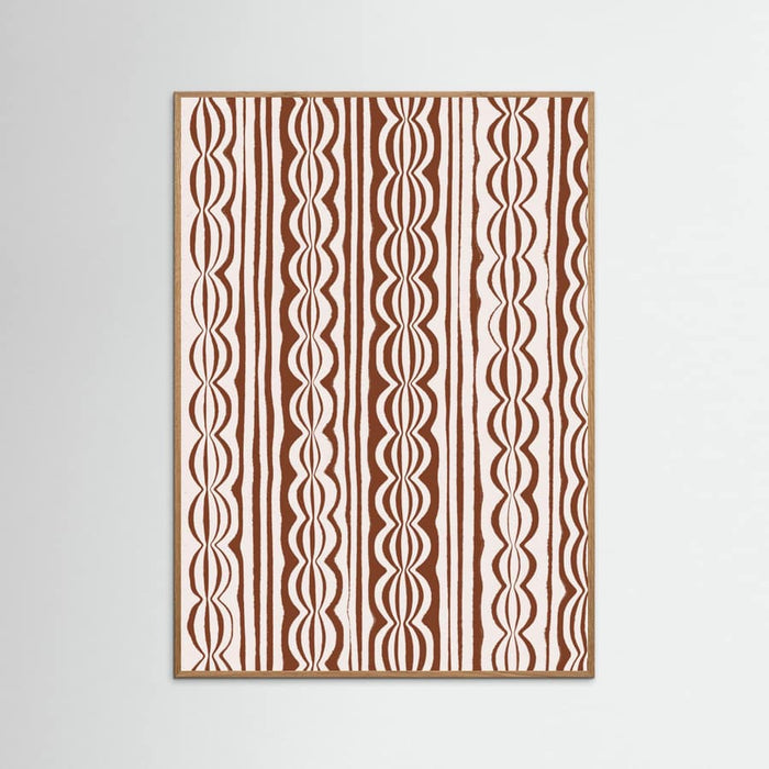 Rhythmic Waves Poster – poster and art print
