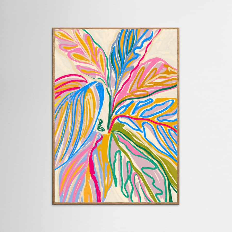 Rhythms of Bloom — The Crayon Jungle Poster