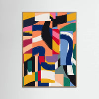 Oak Nature Ribbons Dancing Over Mirrors Poster
