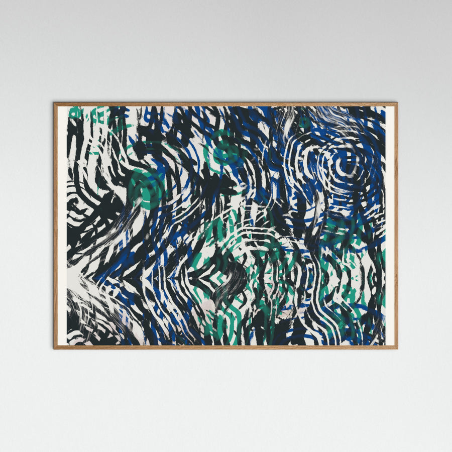Ripples abstract Poster