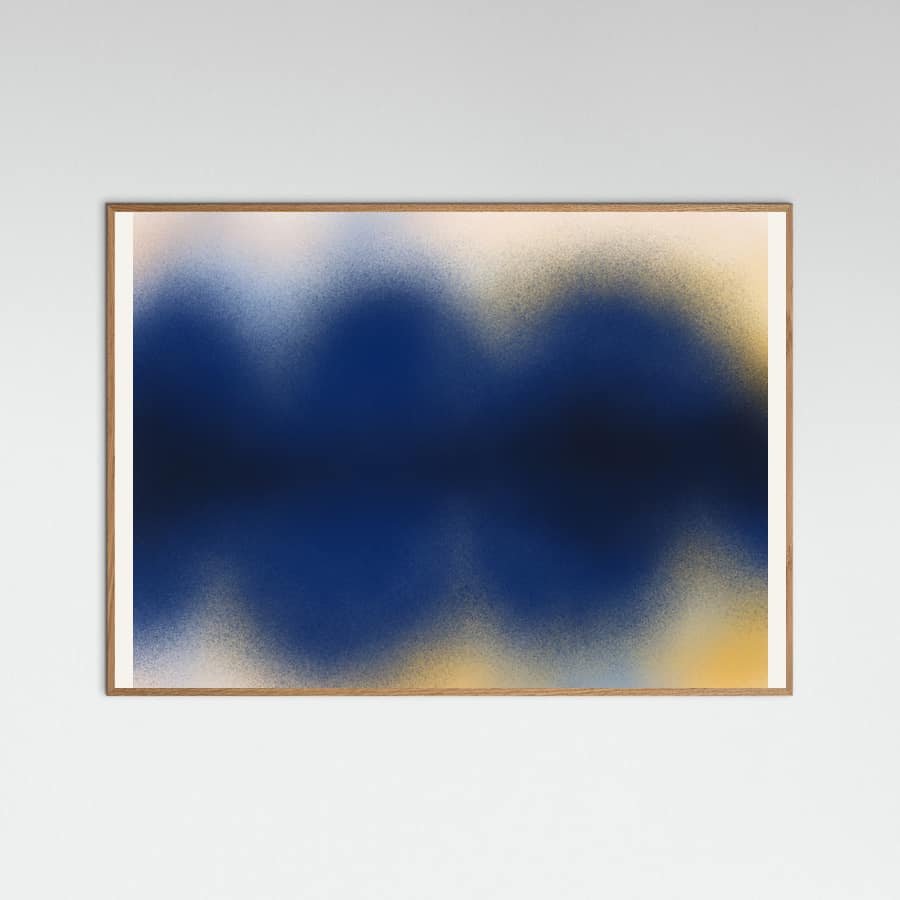 River Bank Impression Poster – poster och konsttryck