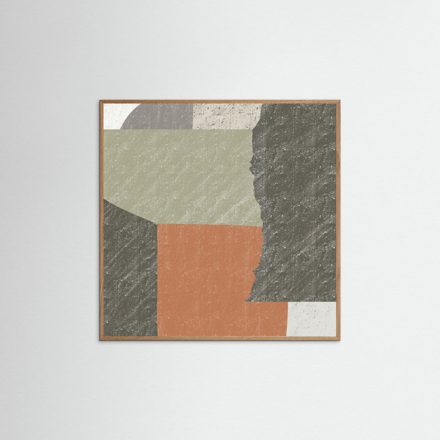 Rough Paper Cut Out Poster