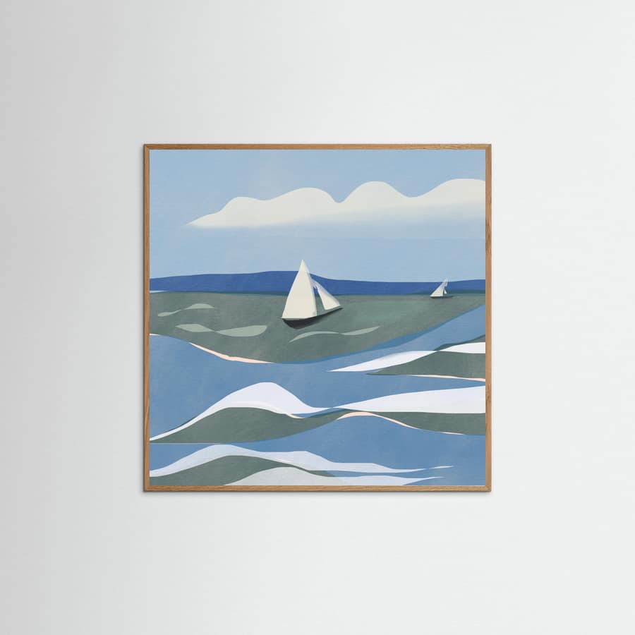 Rough Sea Poster