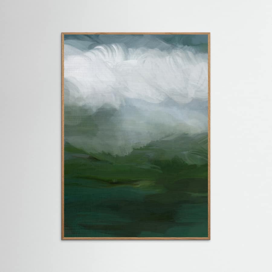 Rough Seas Oil Panel 3 Poster – poster en kunstdruk