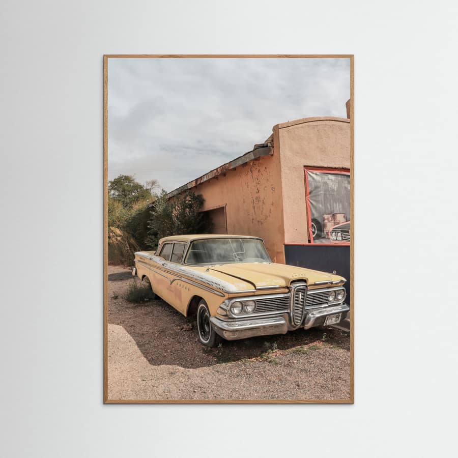 Route 66 Oldtimer Poster
