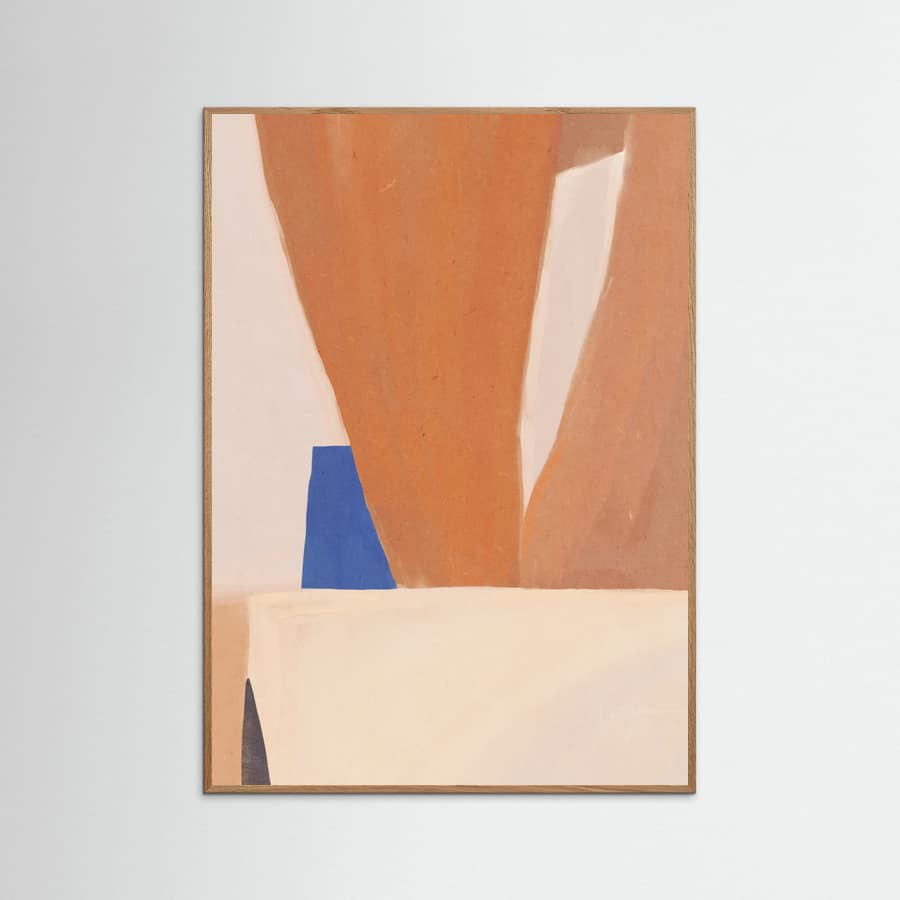 Rustic abstract 14 Poster – poster en kunstdruk