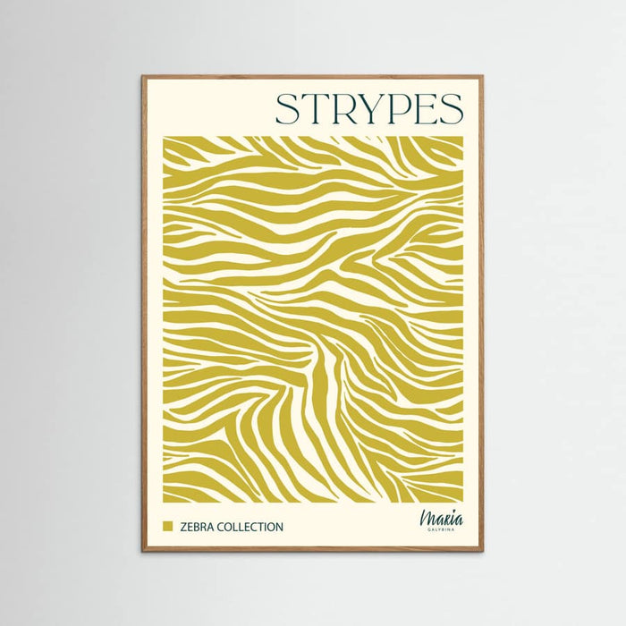 STRIPES. Zebra Collection Poster – plakat og kunsttryk