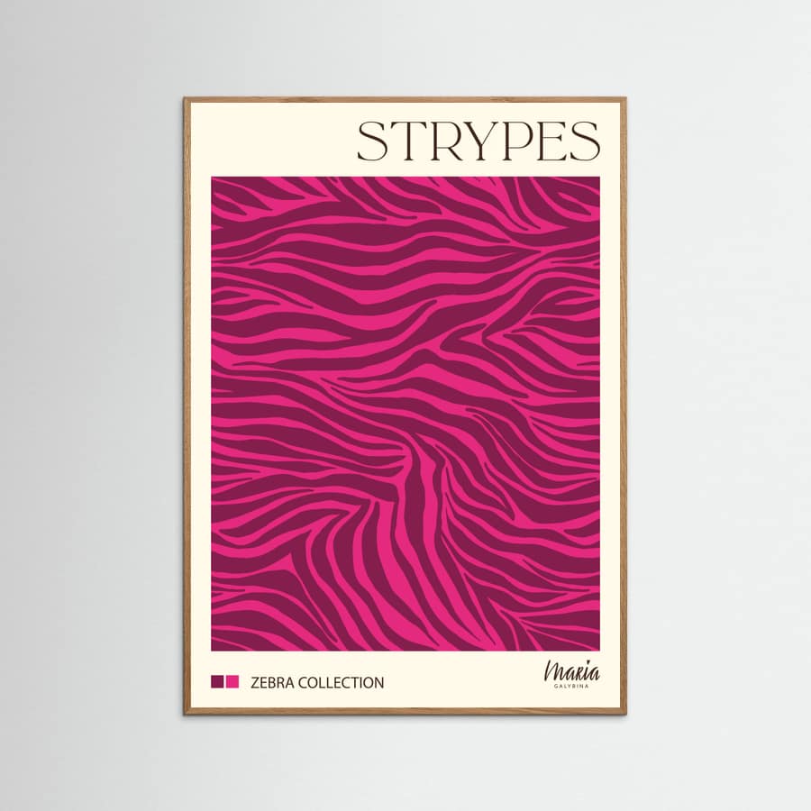 Poster STRIPES. Zebra Collection – poster e stampa artistica