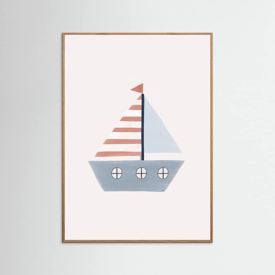 Sailing Boat Poster