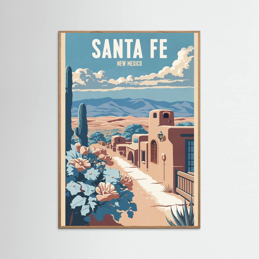 Plakat Santa Fe