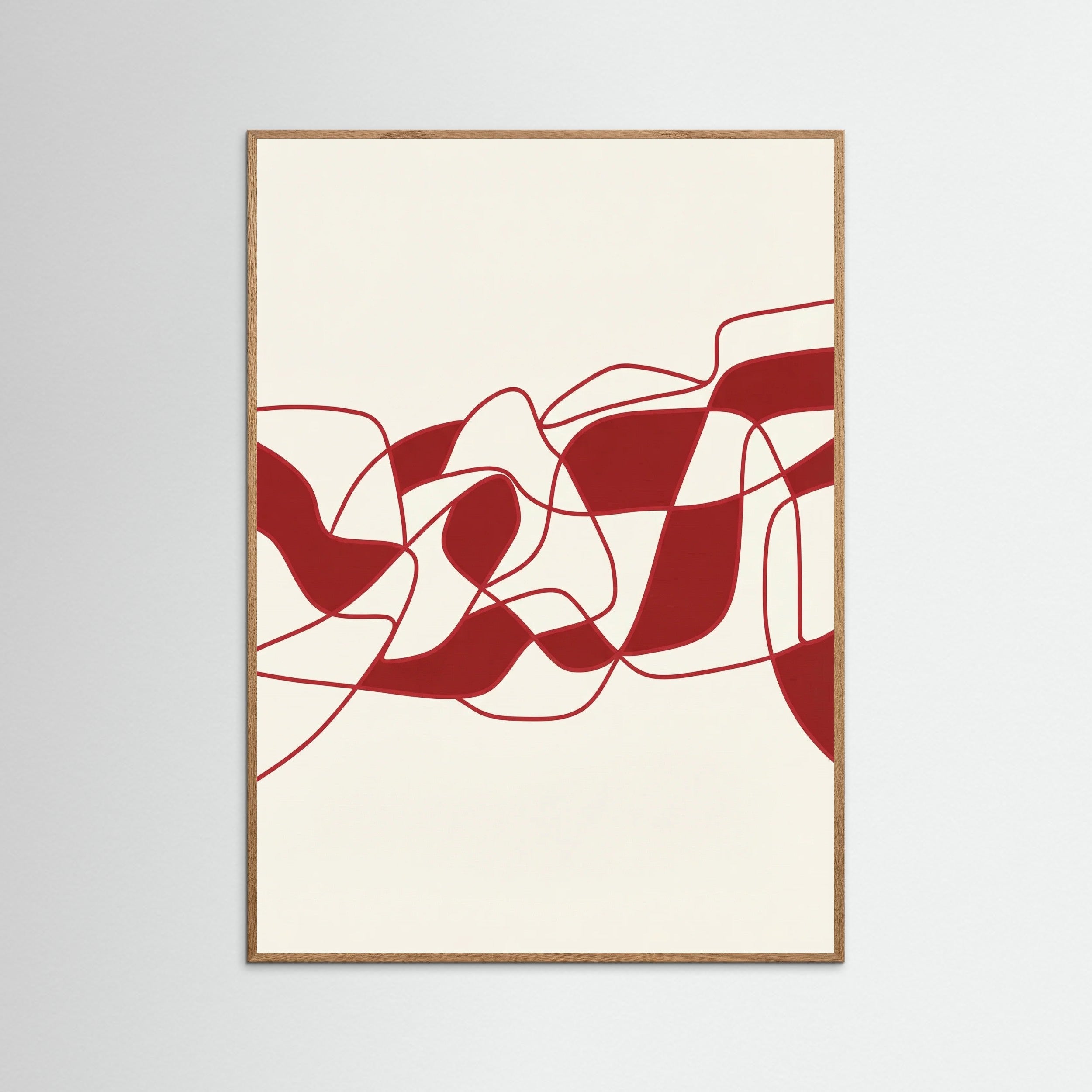 Oak Nature Scarlet Interlock