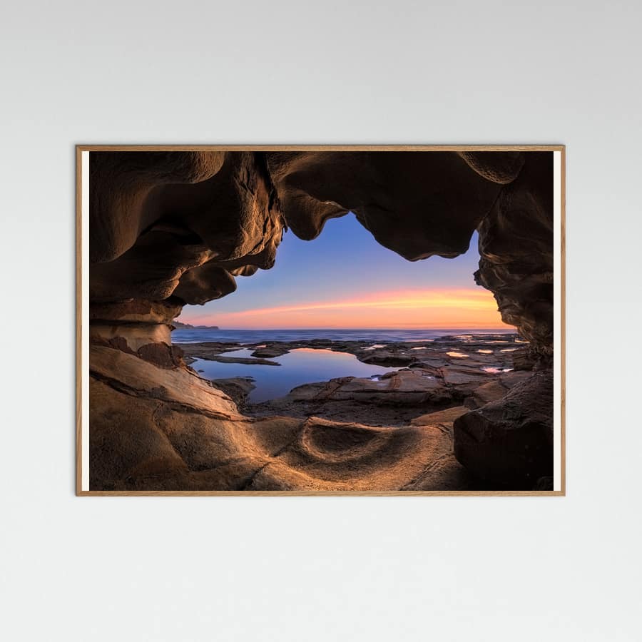 Sea Cave Poster