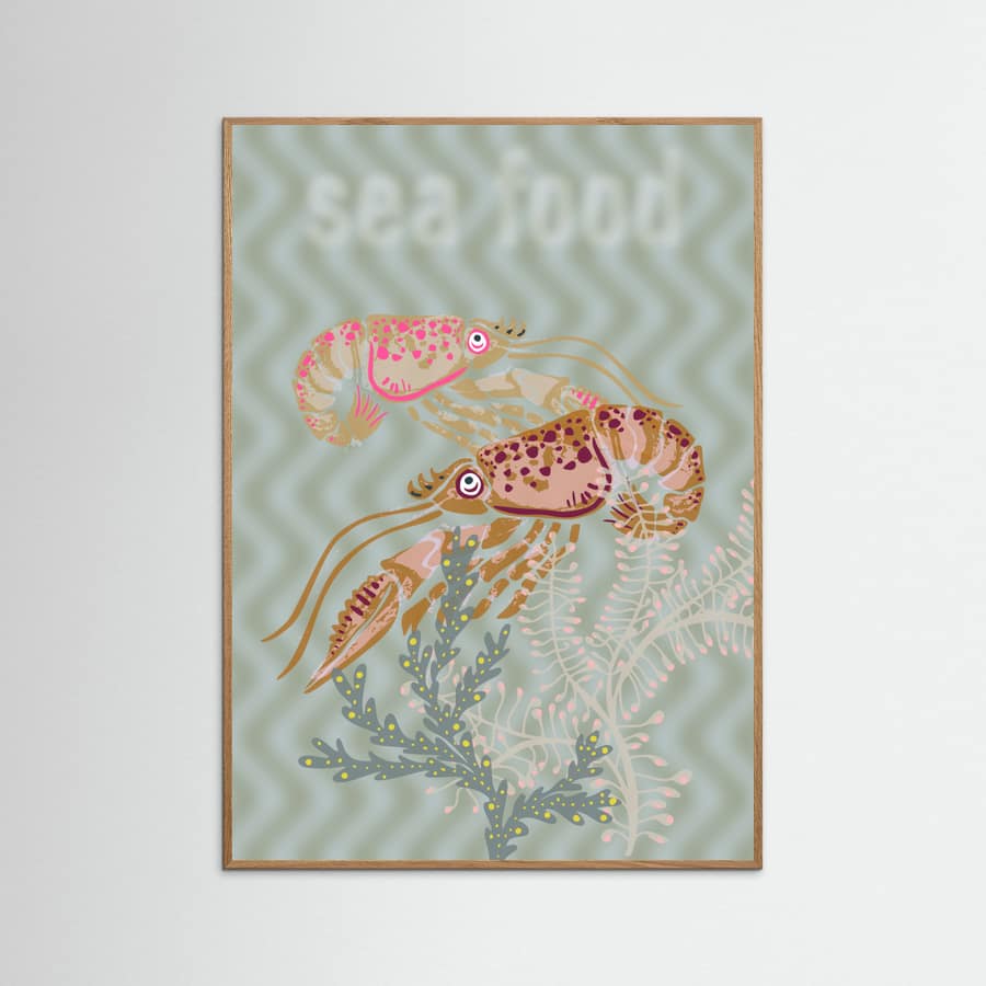 Sea food Neptune's joy Poster
