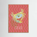 Sea life crab Neptune's joy Poster – poster and art print