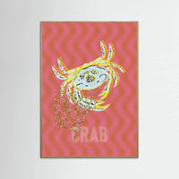 Oak Nature Sea life crab Neptune's joy Poster