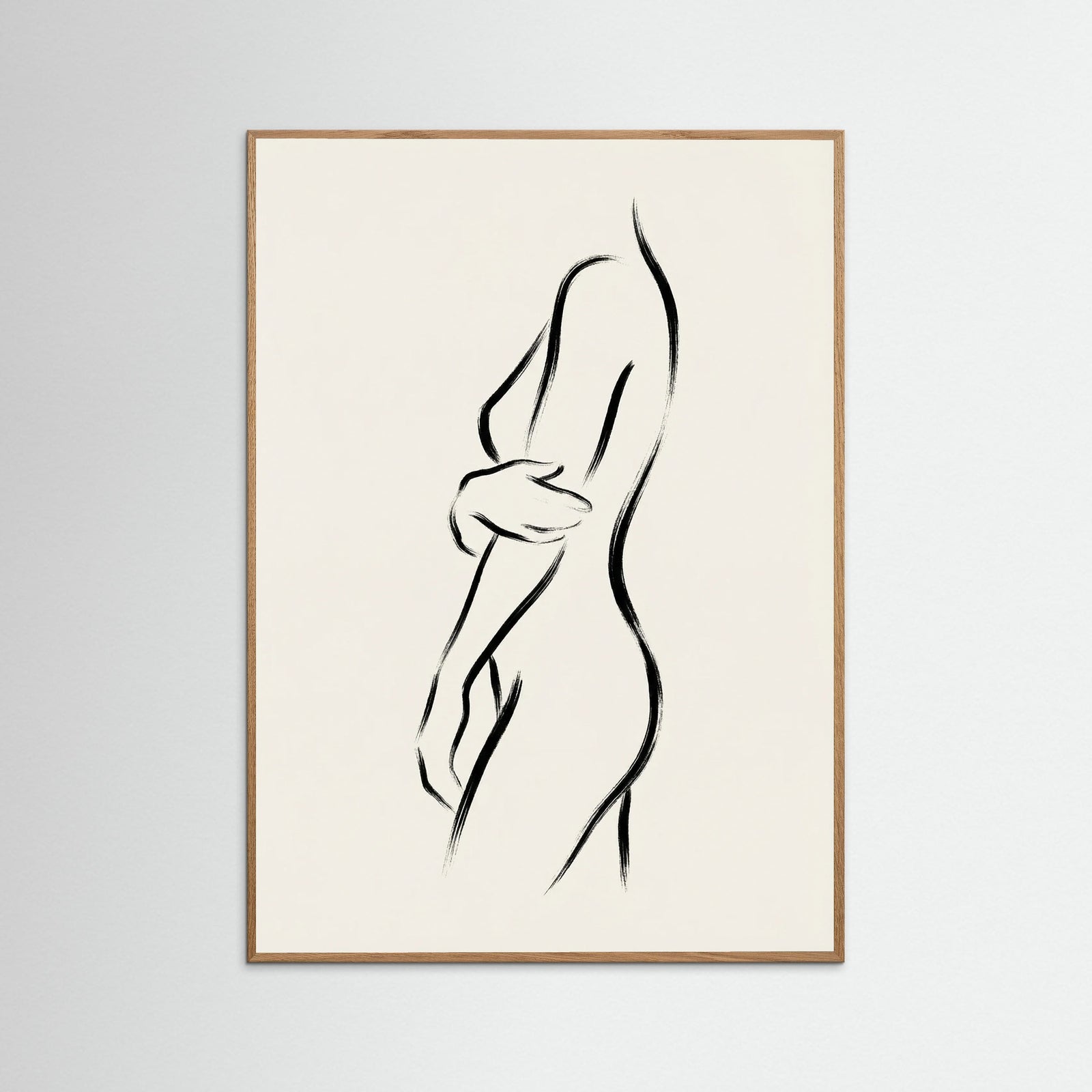 Oak Nature Seated Silhouette