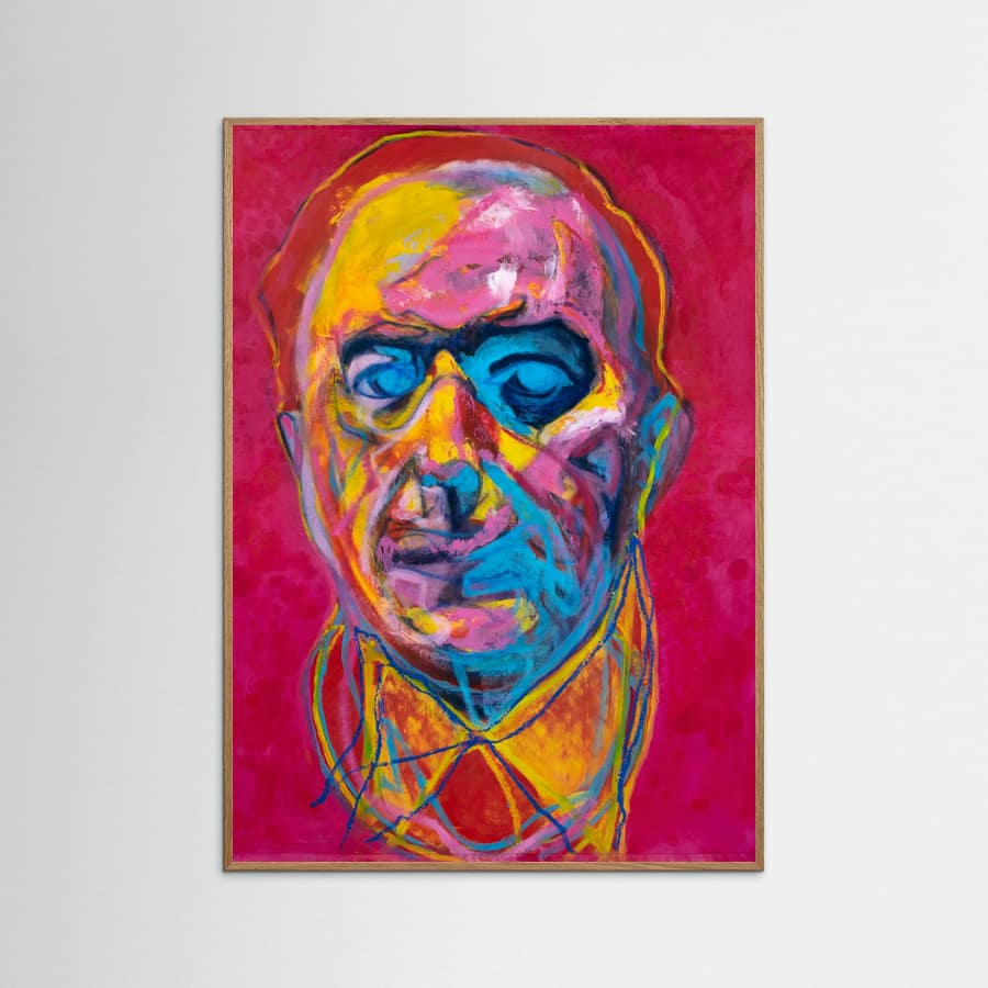 Self Portrait Study No. 9 Poster – Poster und Kunstdruck