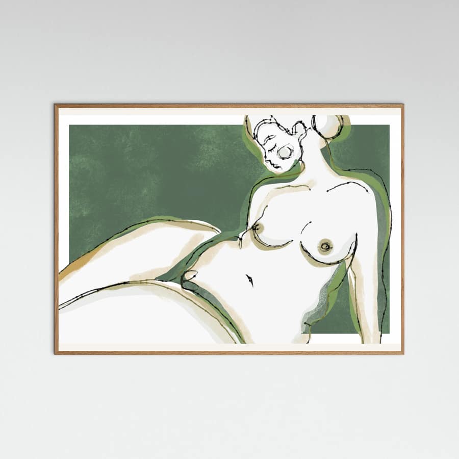 Poster Sensuality (Green Version) – poster e stampa artistica