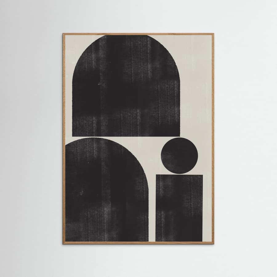 Shape Study No1. Poster – Poster und Kunstdruck