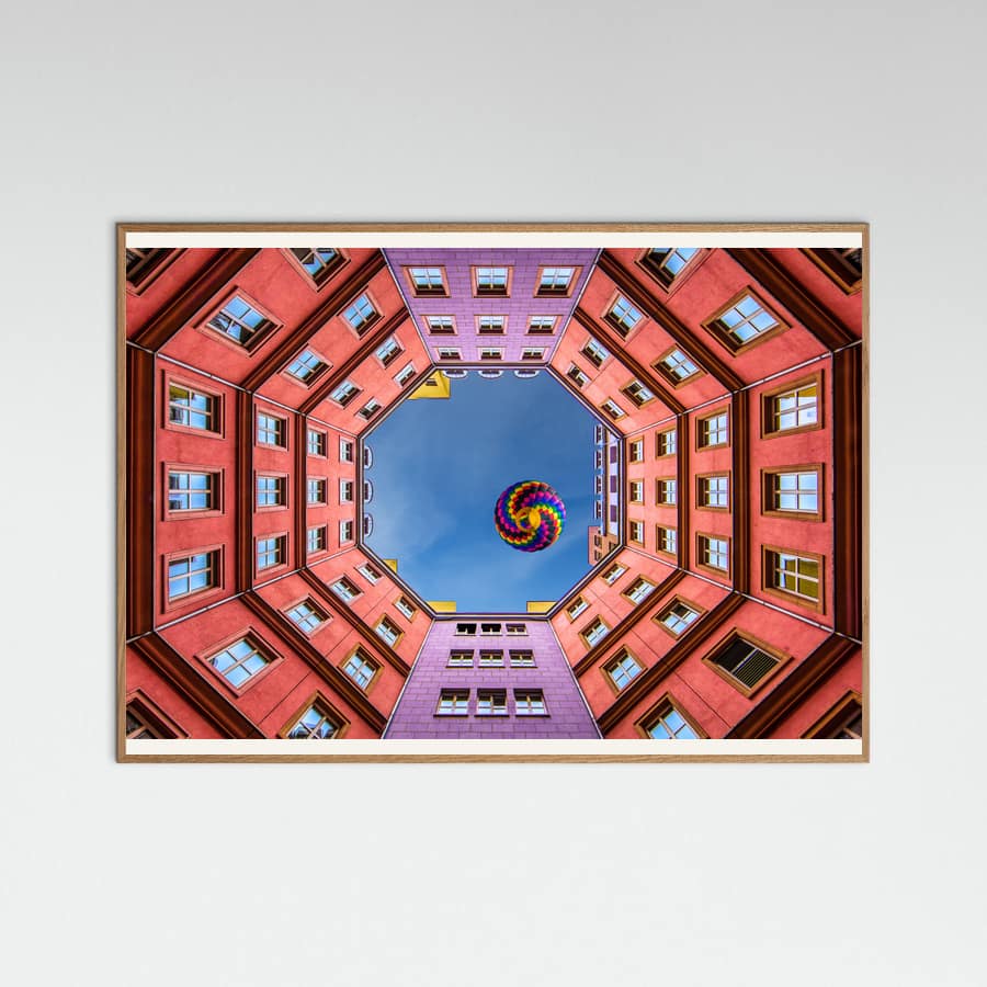 Shapes and Swirls Poster