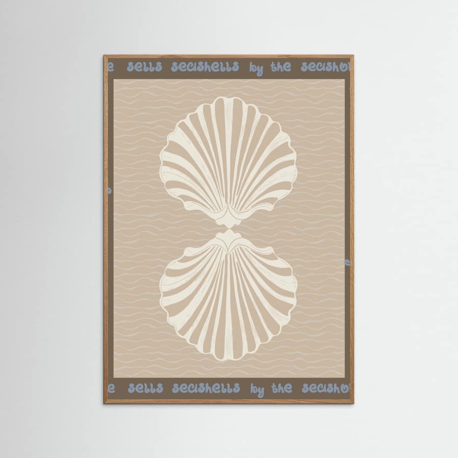 She sells seashells Poster