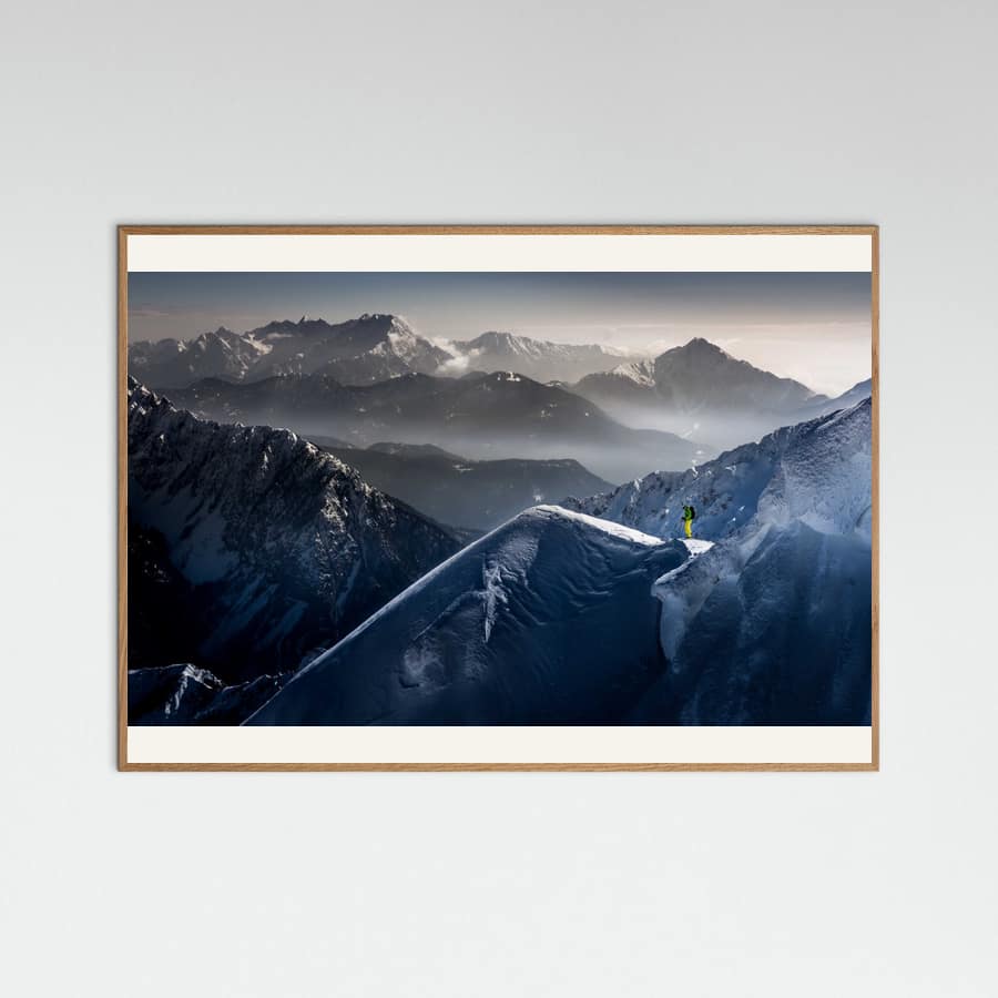 Silent Moments before Descent Poster – plakat og kunsttryk