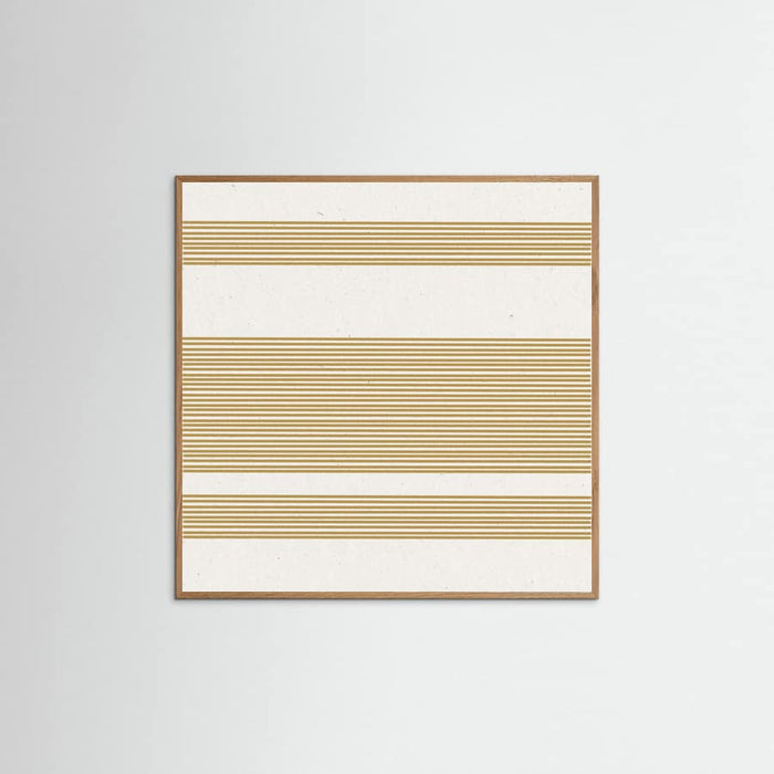 Poster Simple Yellow Lines Pattern – poster e stampa artistica
