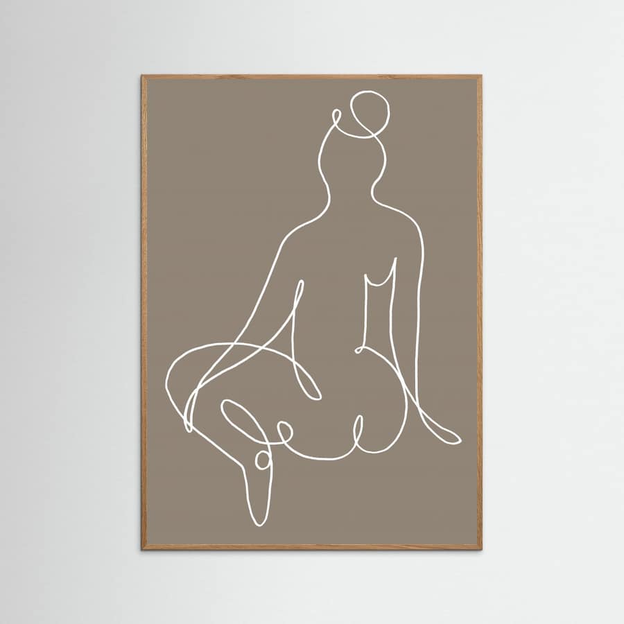 Sitting Down 02 -juliste – juliste ja taidepainatus