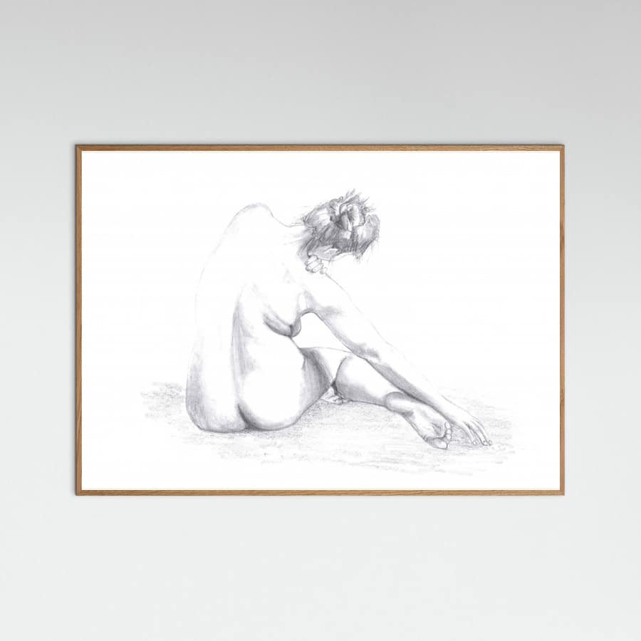 Póster Sketch of a Woman