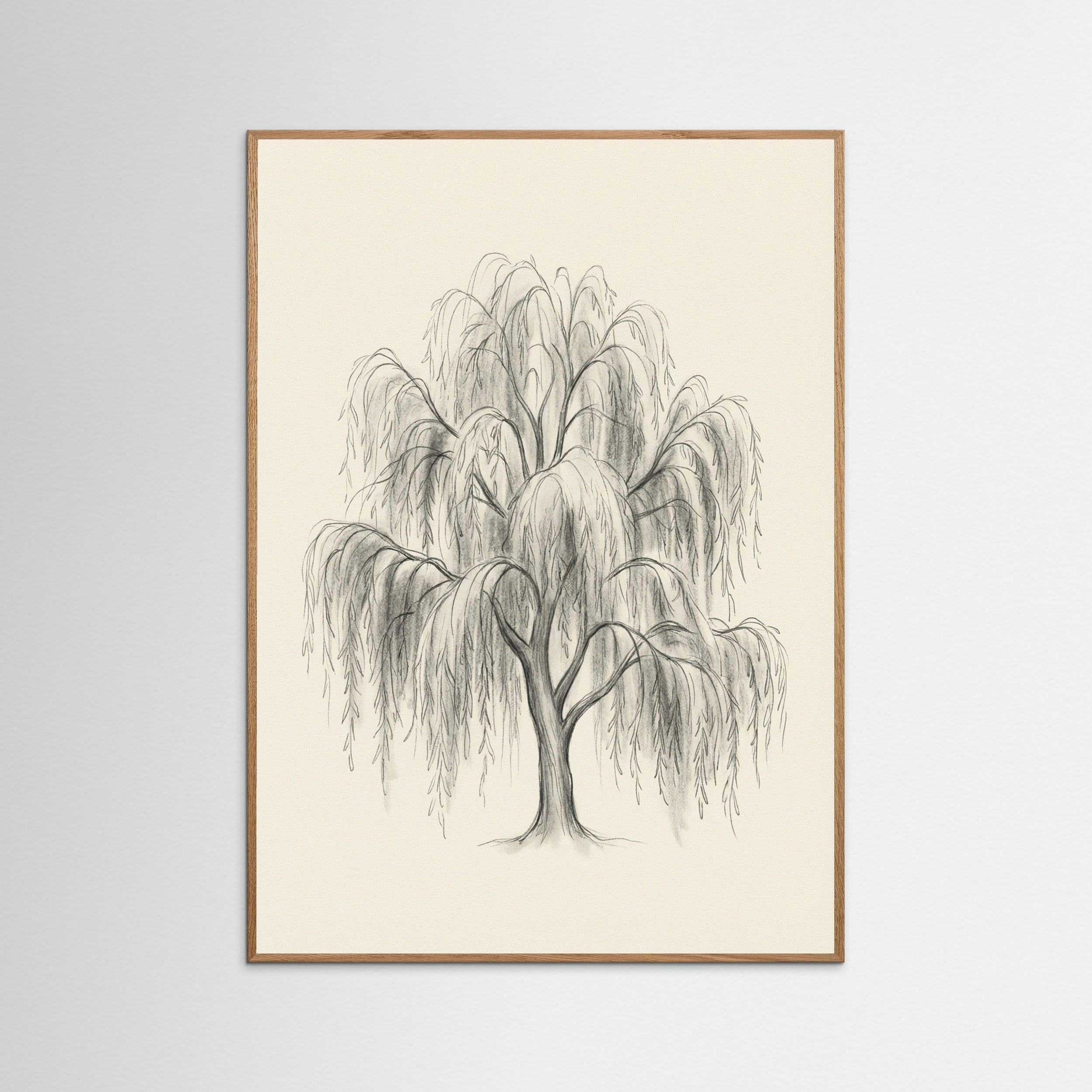 Oak Nature Sketched Sentinels