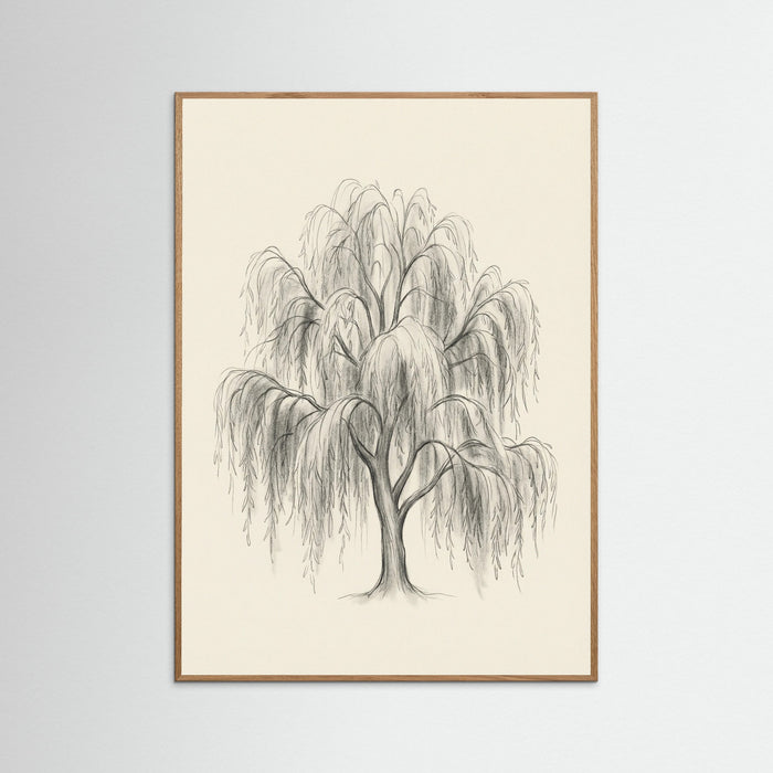 Oak Nature Sketched Sentinels