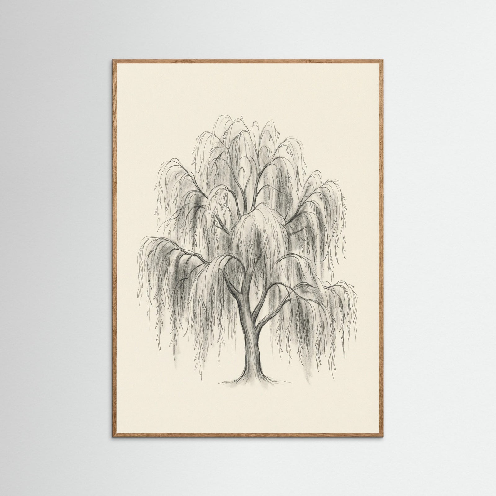 Oak Nature Sketched Sentinels