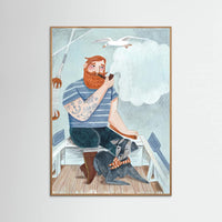 Oak Nature Skipper and Dog Poster