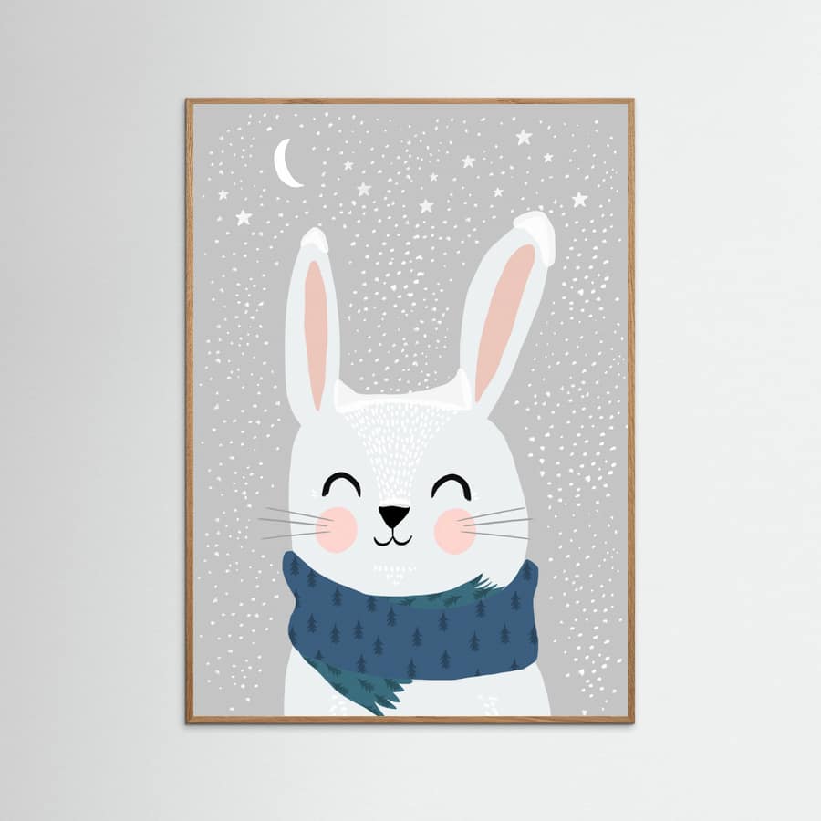 Plakat Snow Bunny – plakat i druk artystyczny