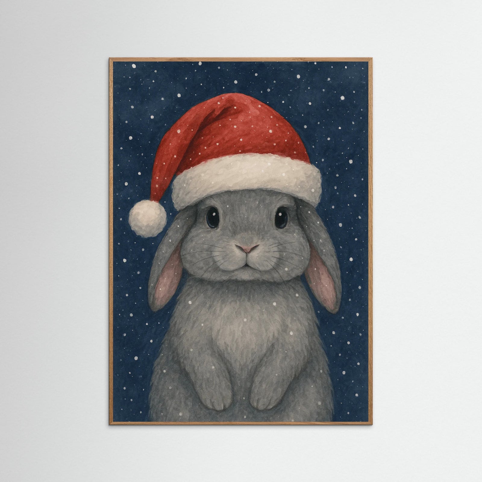 Oak Nature Snowy Bunny