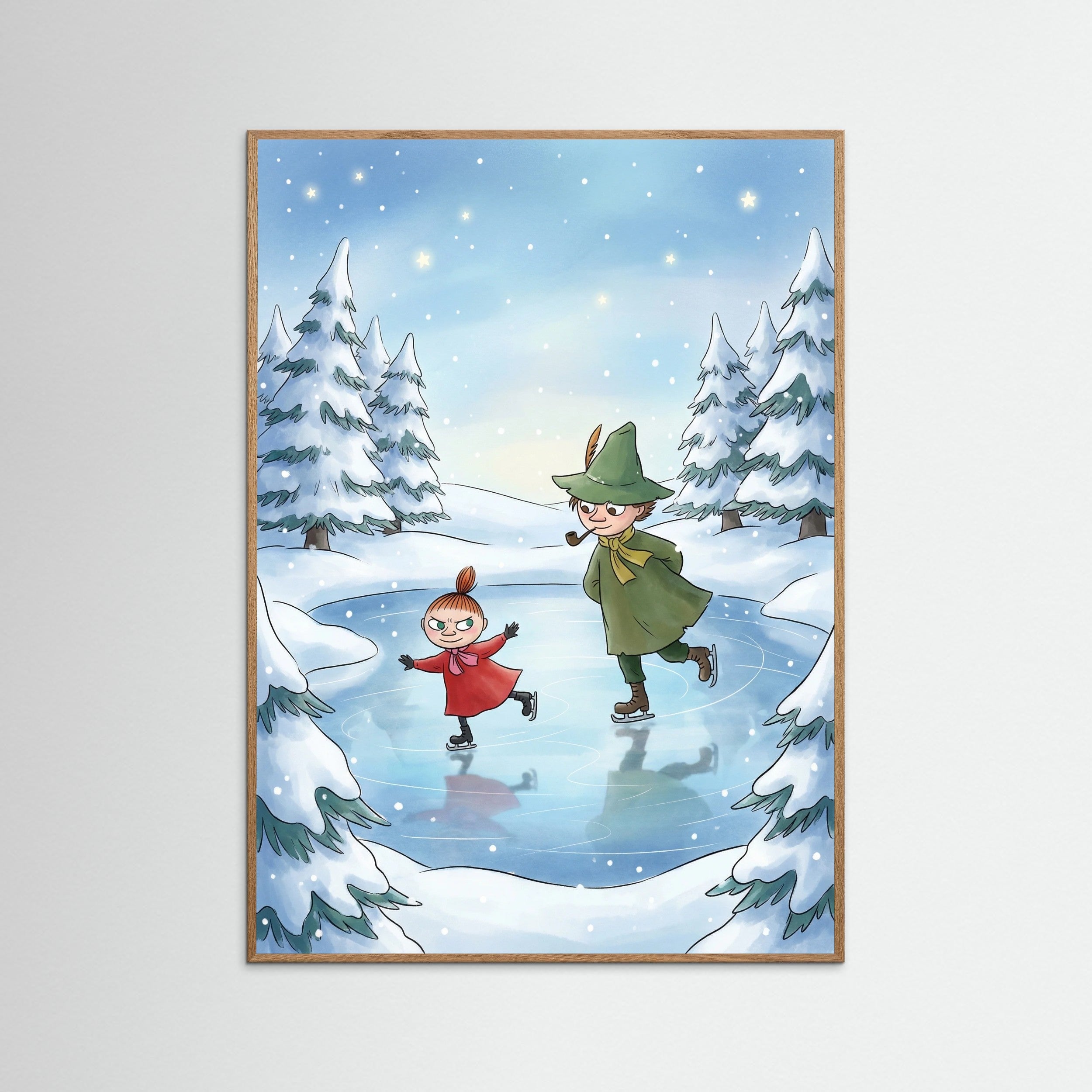 Oak Nature Snowy Moomin Encounter