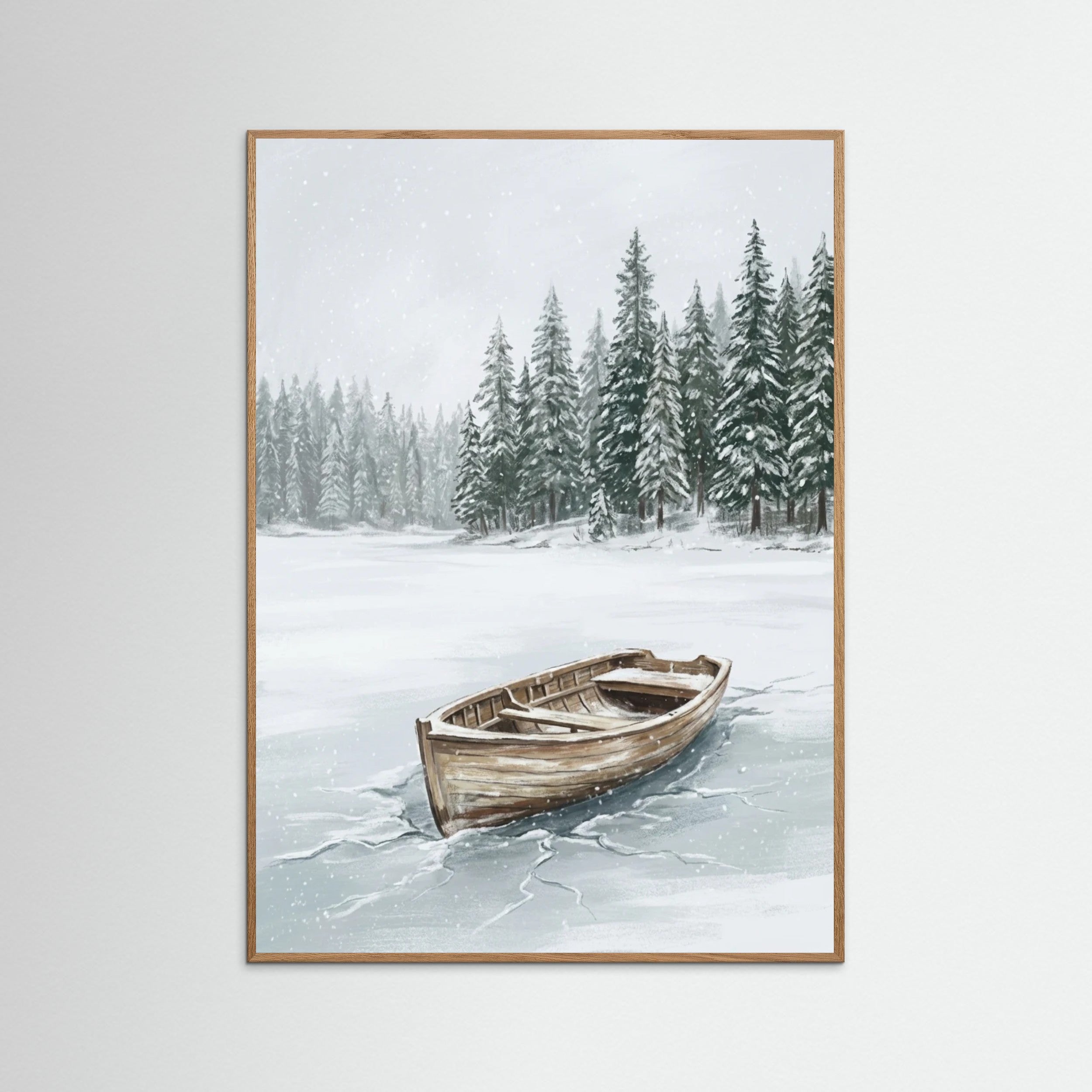 Oak Nature Snowy Retreat