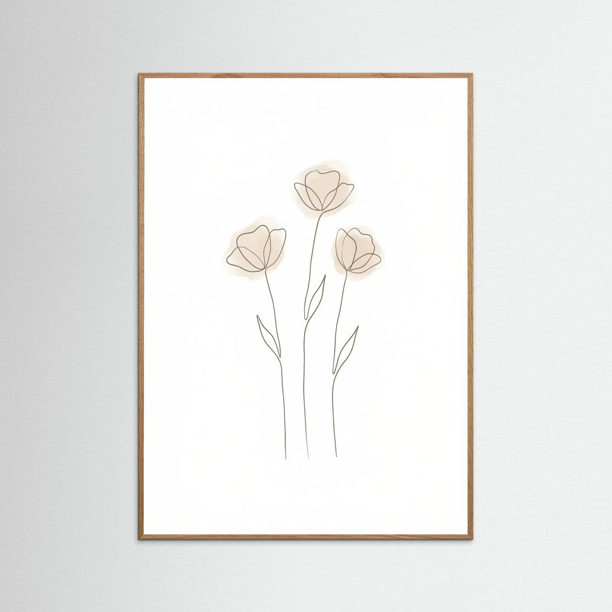 Oak Nature Soft Petal Sketch