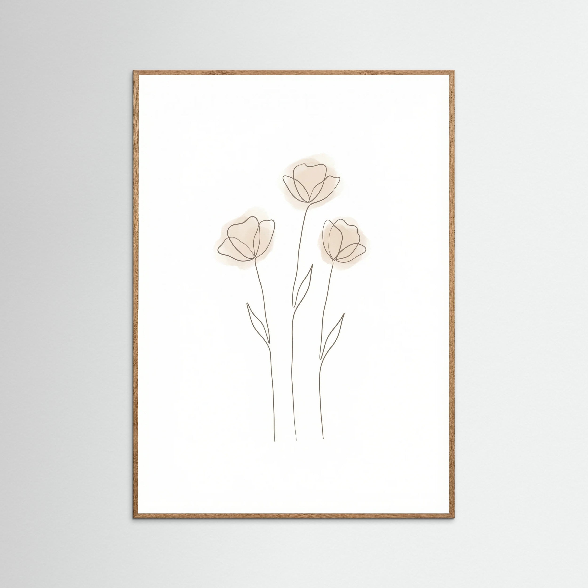 Oak Nature Soft Petal Sketch